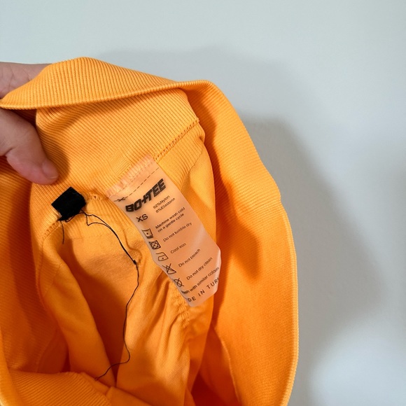 Bo+Tee Endurance Super Sculpt Mini Shorts in Light Orange - Picture 5 of 5